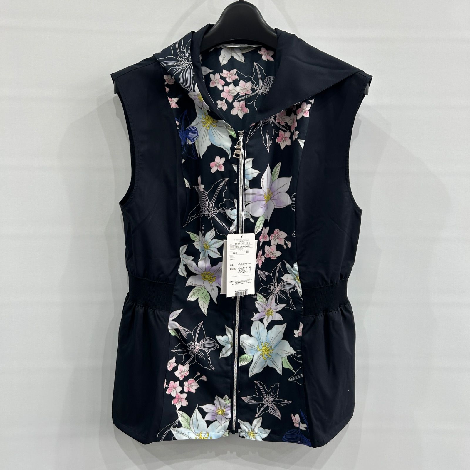 朝生田168 LEONARD SPORT レオナールスポーツ ジップアップベスト