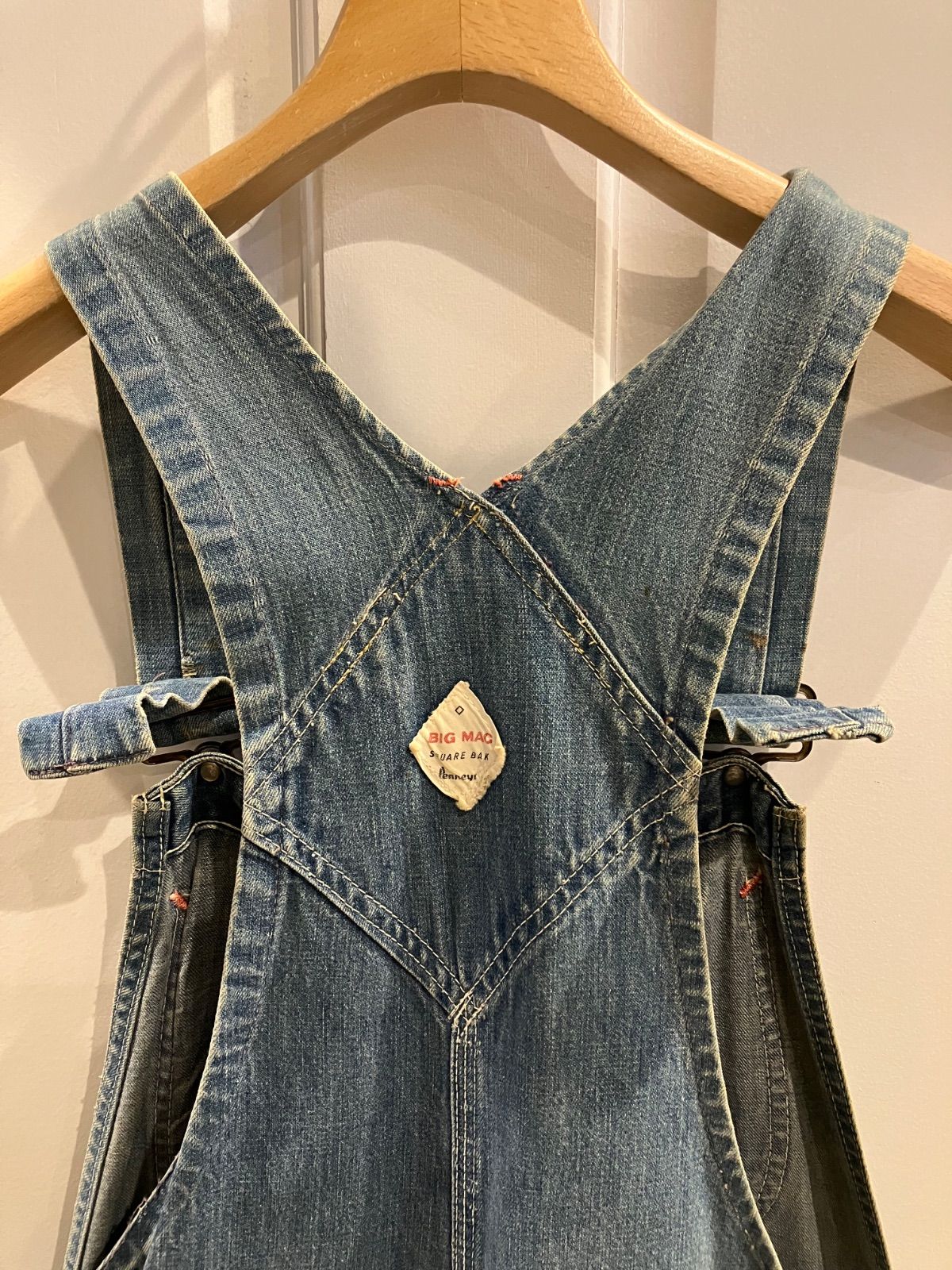 BIG MAC 60年代　つなぎ　オーバーオール　ビンテージ　48L 60s BIG MAC オーバーオール つなぎ ビッグマック アメリカ製 - メルカリ