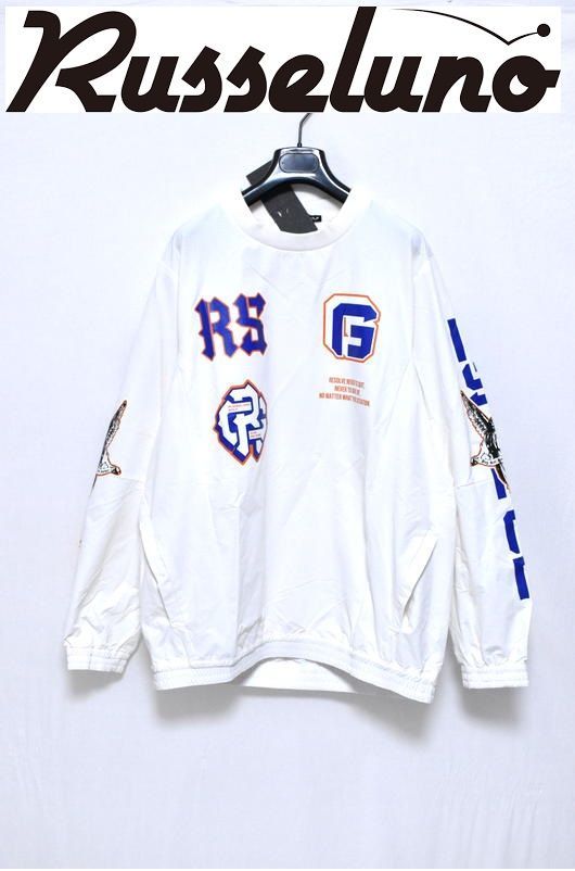 定価4万1800円】新品 ラッセルノ マルチロゴ ポケット クルーネック