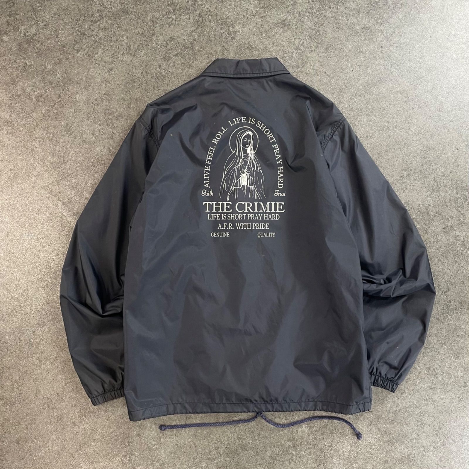 マリア　薔薇刺繍 CRIMIE クライミー ローズ コーチジャケット CRIMIE マリア 薔薇刺繍 クライミー ローズ コーチジャケット マリア