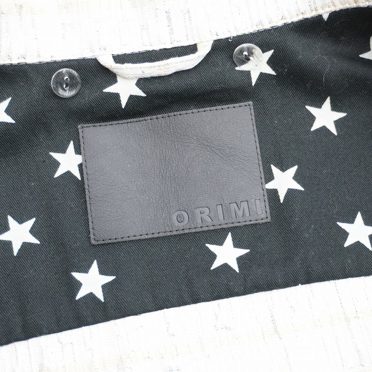 美品 ORIMI オリミ zip up jacket ジップ アップ ラメ ブルゾン