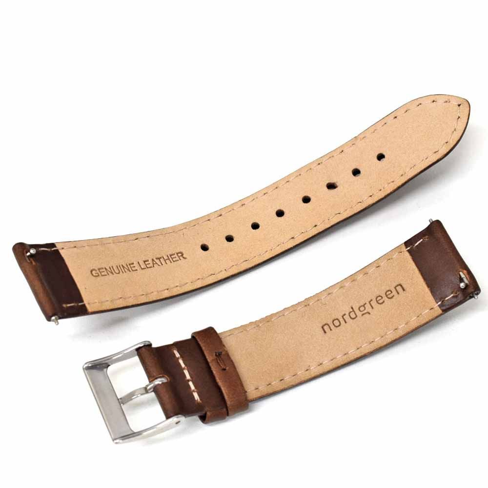ノードグリーン nordgreen 純正 20mm 革ベルト 替えベルト 替えバンド