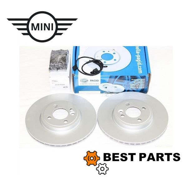 新品 BMW MINI フロントパッド低ダスト ローター センサー R60/R61 CooperＳ (デーゼル/JCWを除く) 34116778320/34359804833/34119811538