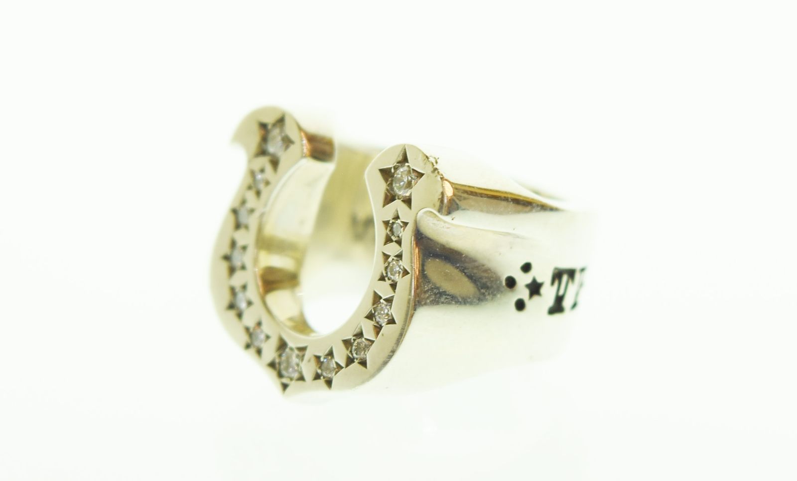 テンダーロイン TENDERLOIN T-H.S RING SILVER ホースシュー ダイヤ