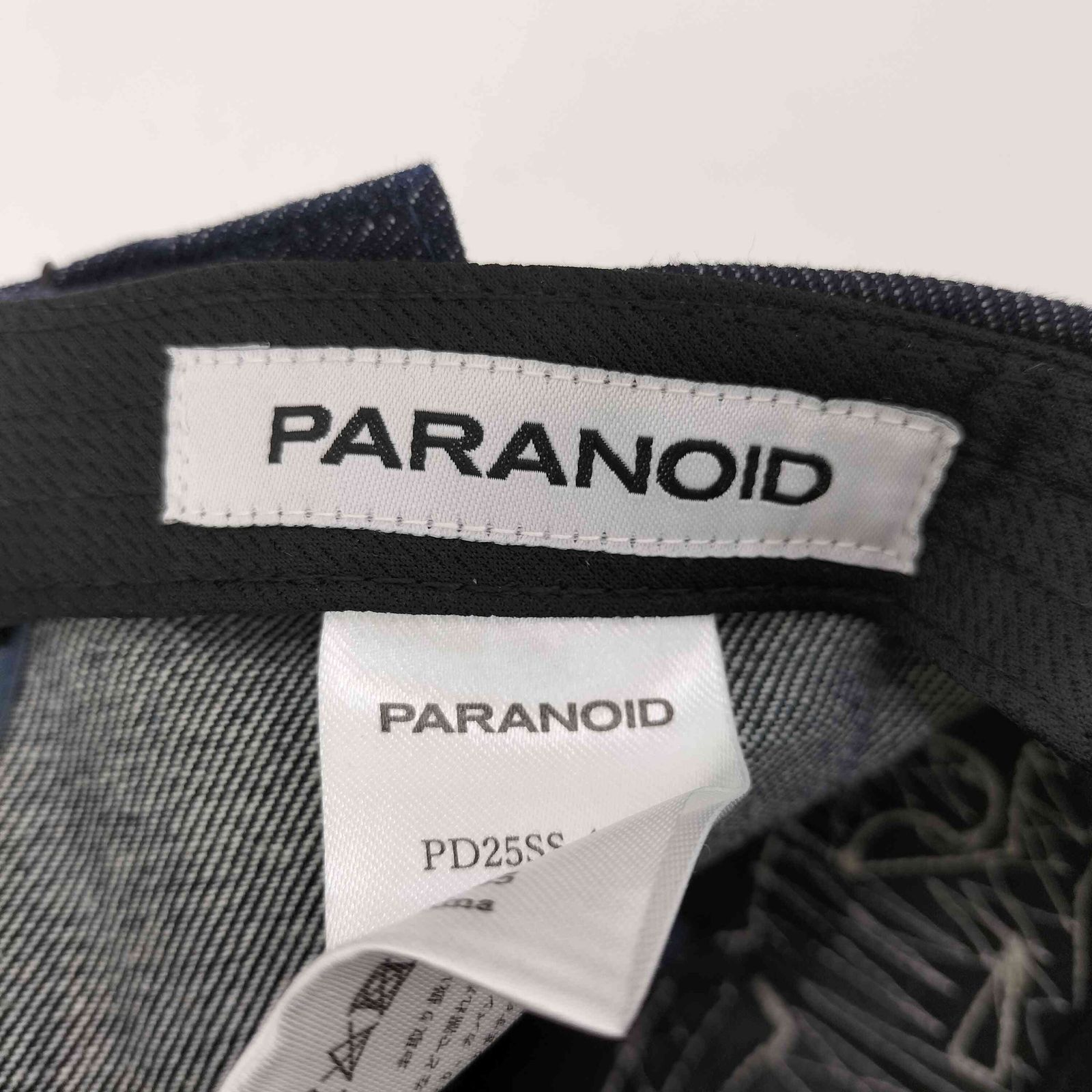 パラノイド PARANOID 25SS WASHED DENIM CAP メンズ 表記無 - メルカリ