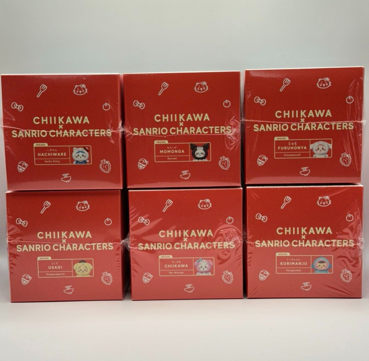 ちいかわ × サンリオ きらめっこ 6種 コンプリート キラメッコ