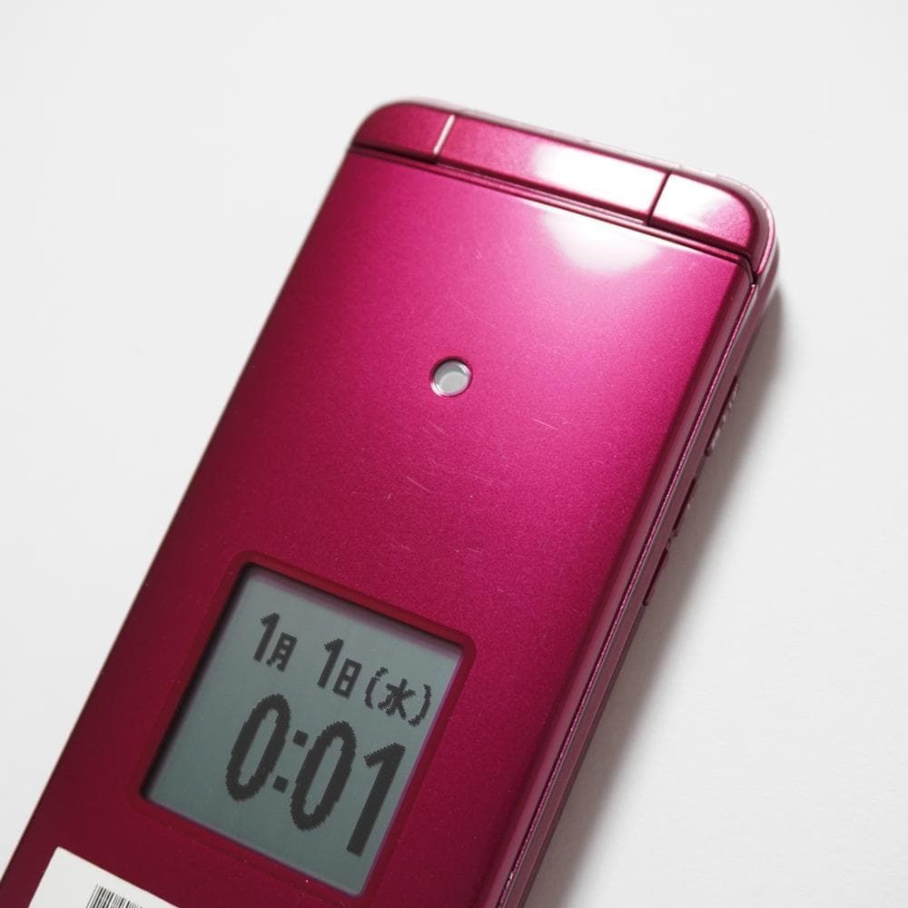 au かんたん携帯 KYF41 ワインレッド 京セラ ガラホ 純正SD付き au かんたん携帯 KYF41 ワインレッド 京セラ ガラホ 純正SD付き