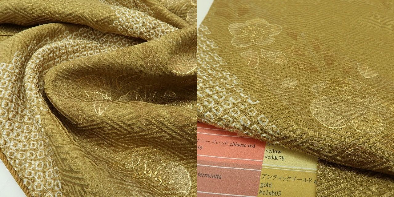 透明感ある桜や梅 訪問着