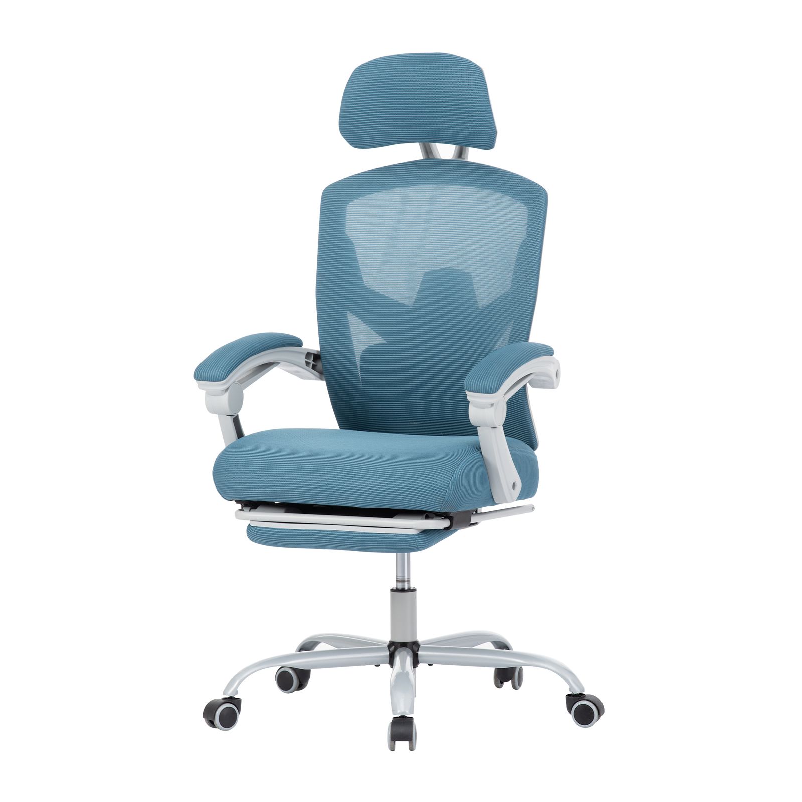 新品登場】オフィスチェア 事務所チェア リクライニング機能 足載せ