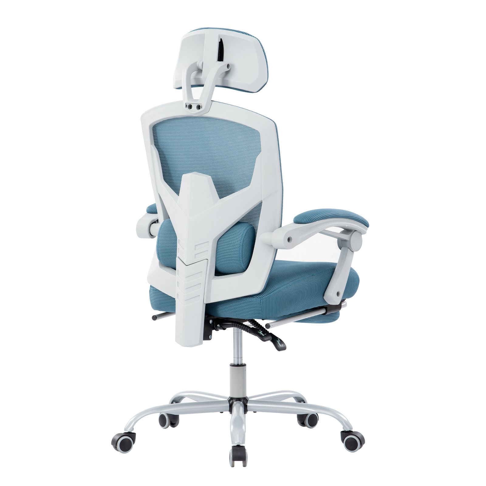 新品登場】オフィスチェア 事務所チェア リクライニング機能 足載せ