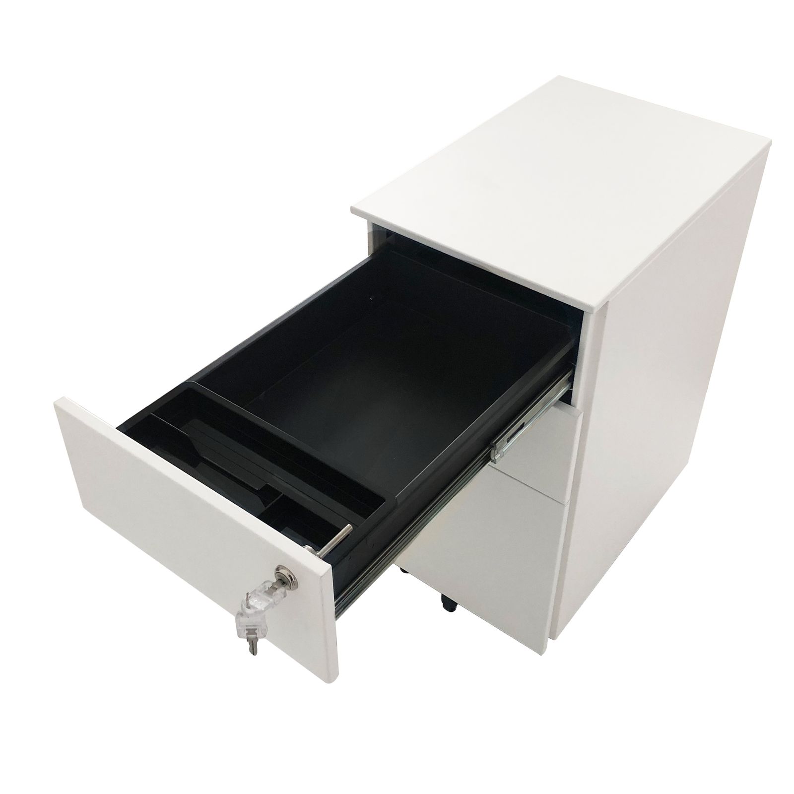 事務・店舗用品 再入荷済｜オフィスワゴン（ホワイト）幅300×奥450×高