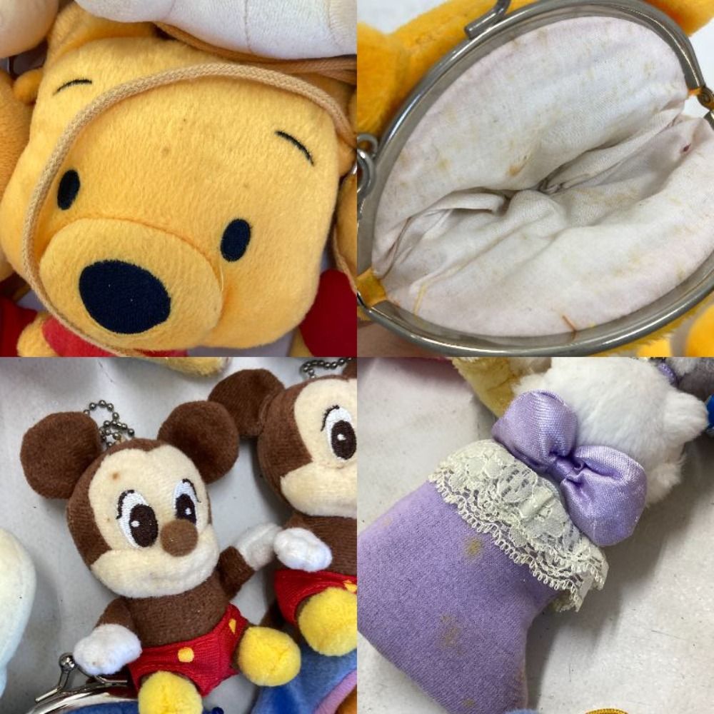 ディズニー プーさん ミッキーミニー スティッチ などぬいぐるみまとめ売りレトロ ディズニー プーさん ミッキーミニー スティッチ などぬいぐるみまとめ