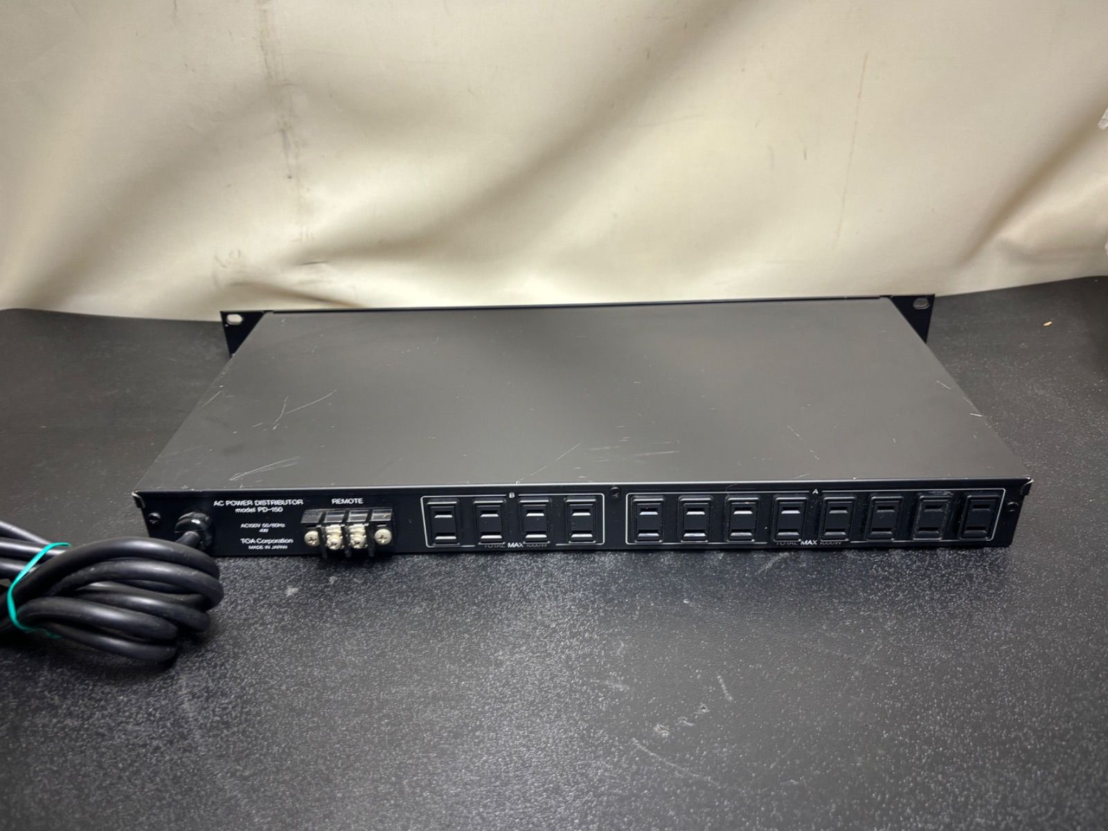 TOA PD-150 POWER パワーディストリビューター AC DISTRIBUTOR - □Cd