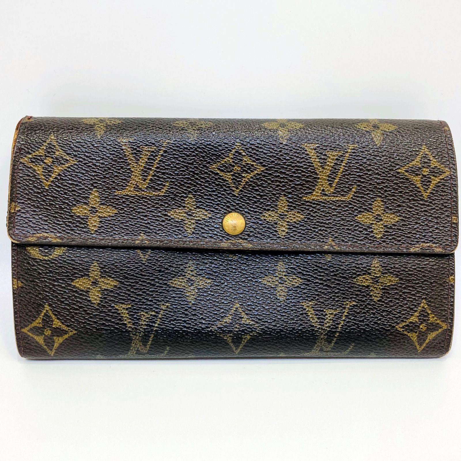 ▽LOUIS VUITTON▽ ルイヴィトン ポルトモネクレディ モノグラム 長