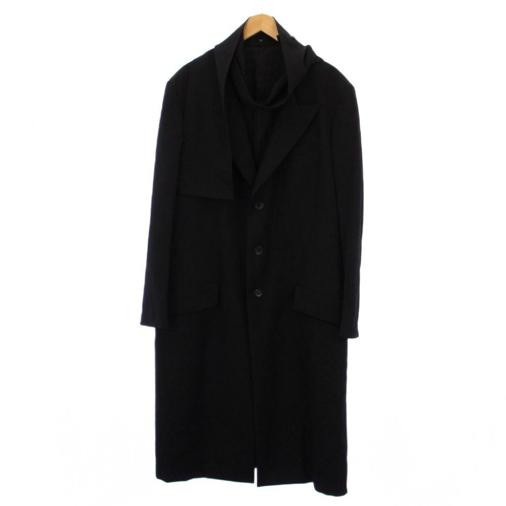 ヨウジヤマモトプールオム 19SS 3B ウールギャバチェスターコート ヨウジヤマモトプールオム 19SS 3B ウールギャバチェスターコート