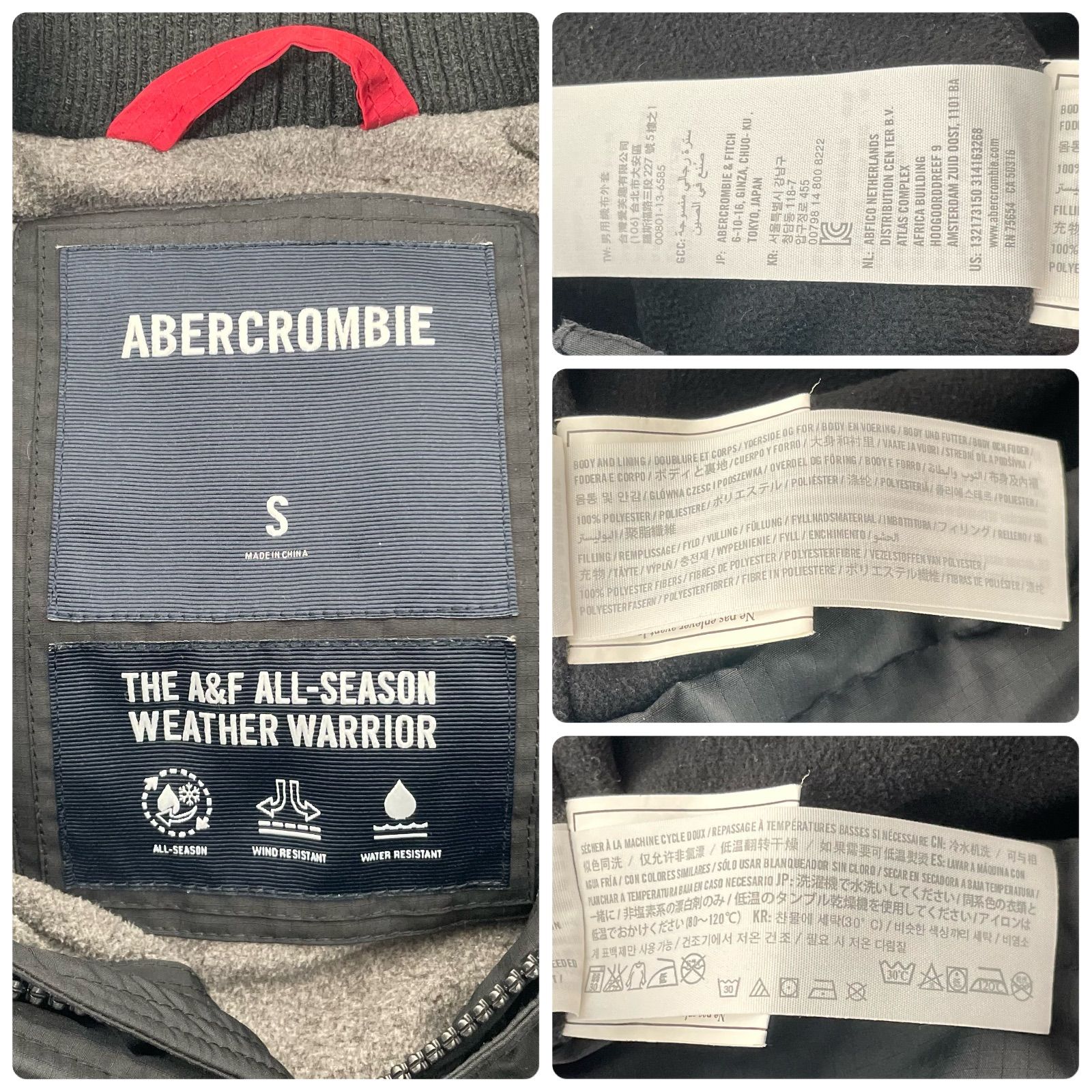 ABERCROMBIE THE A&F ALL-SEASON WEATHER WARRIOR アバクロ マウンテン 