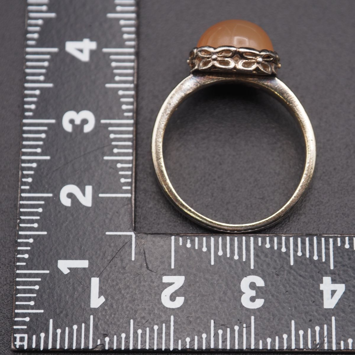 L345 sigal シーガル CA 925刻印 リング キャッツアイストーン