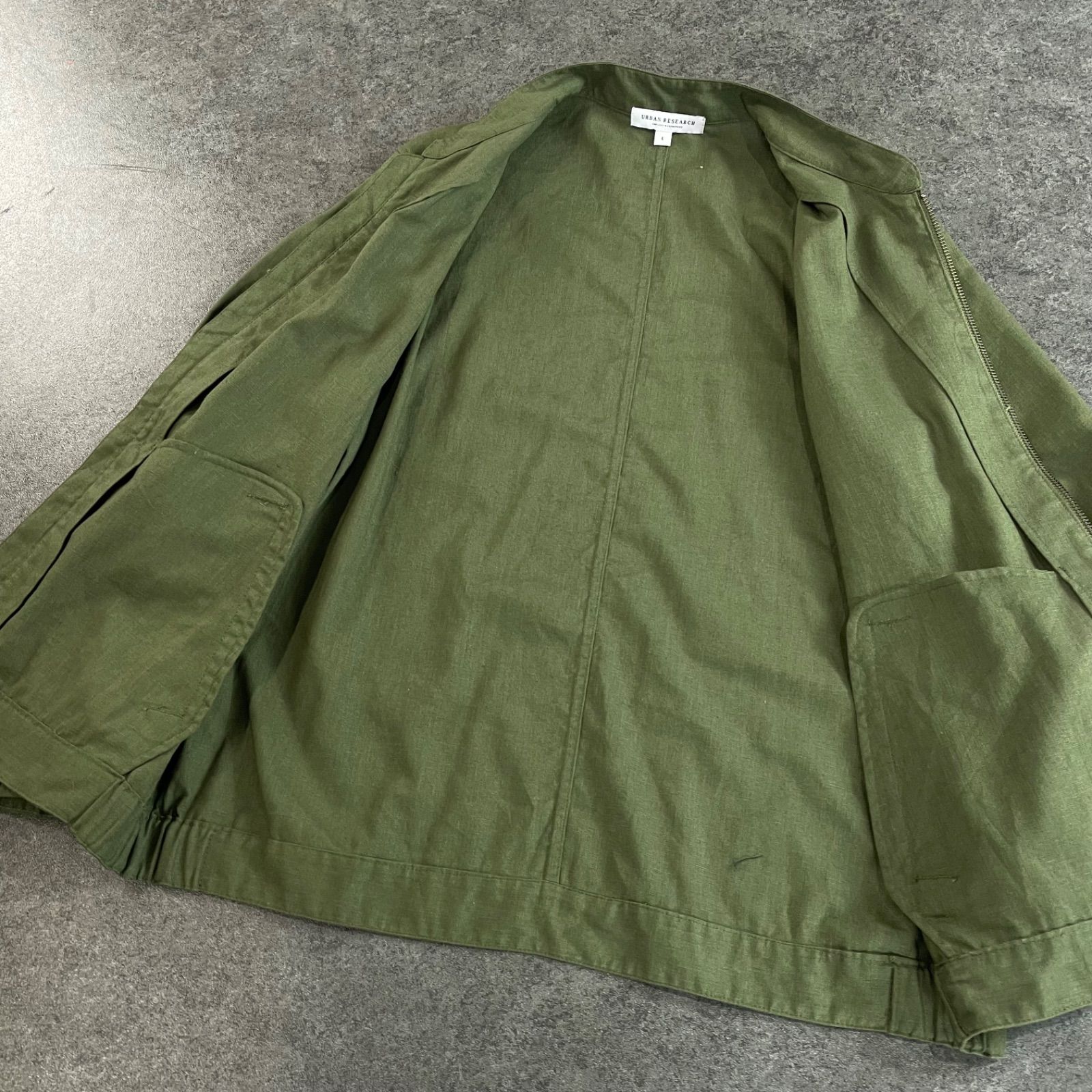URBAN RESEARCH Blouson アーバンリサーチ 高機能 リネン スタンド 