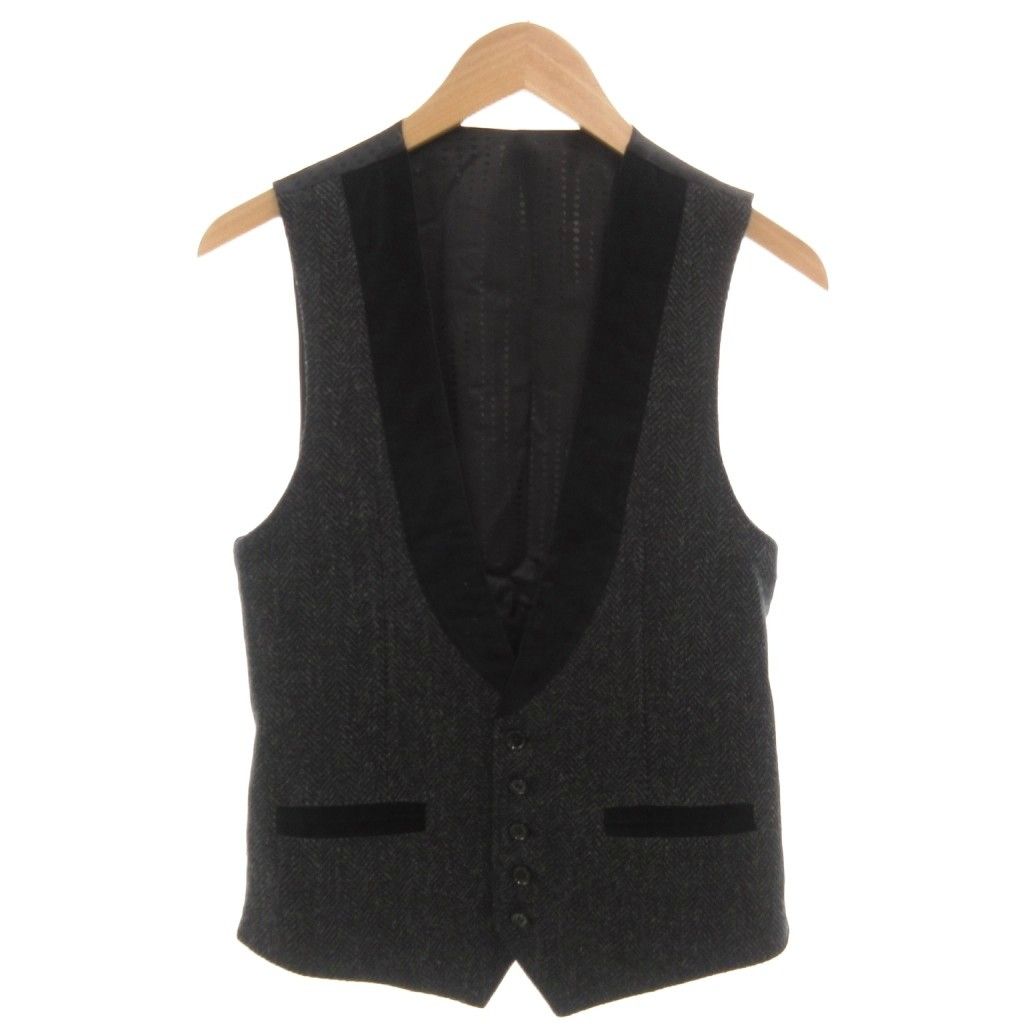 ドルチェ&ガッバーナ ドルガバ DOLCE&GABBANA ベスト ジレ ウール 高