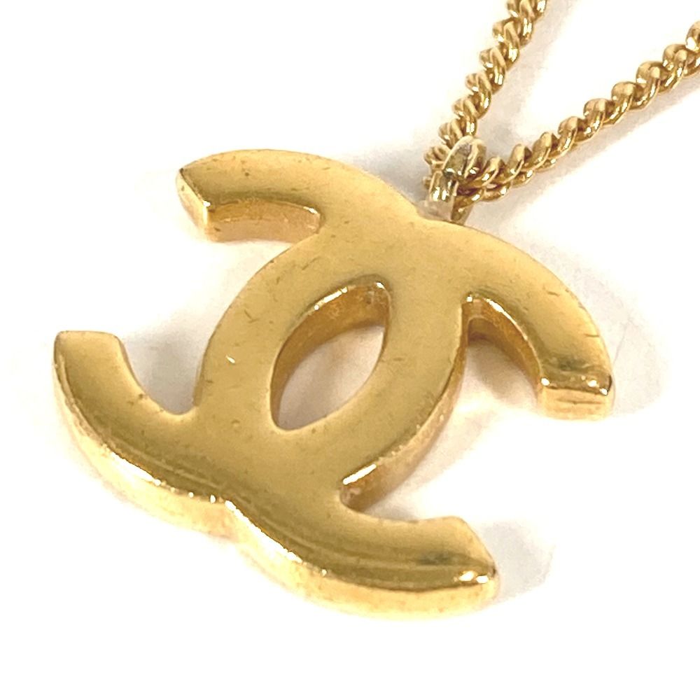 CHANEL シャネル ネックレス ココマーク CC ロゴ 04P メタル ゴールド