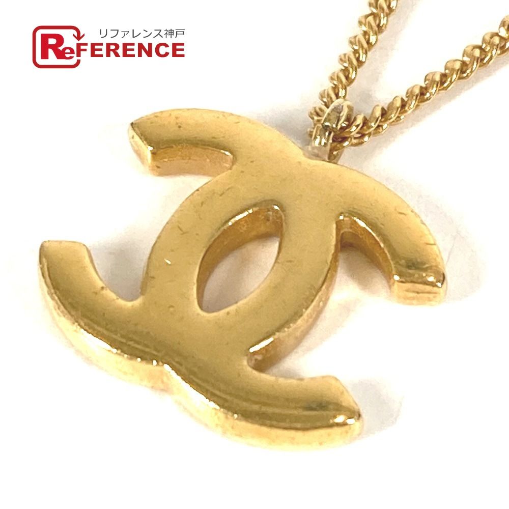 CHANEL シャネル ネックレス ココマーク CC ロゴ 04P メタル ゴールド