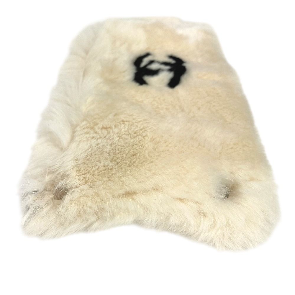 CHANEL シャネル ブレスレット CC ココマーク ロゴ ファー ラビット