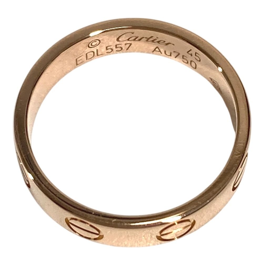 CARTIER カルティエ リング・指輪 ミニラブリング ロゴ ミニ ラブ