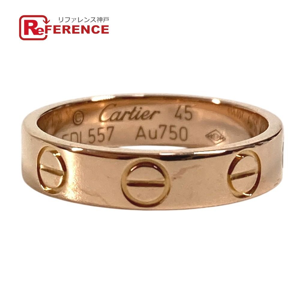 CARTIER カルティエ リング・指輪 ミニラブリング ロゴ ミニ ラブ