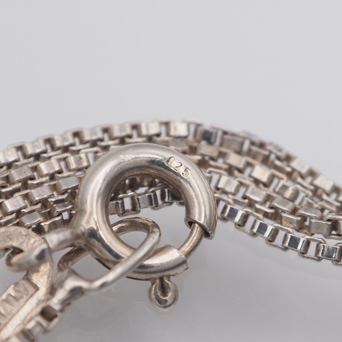 L558 ヴィンテージ 925 ITALY刻印 ネックレス ベネチアンチェーン