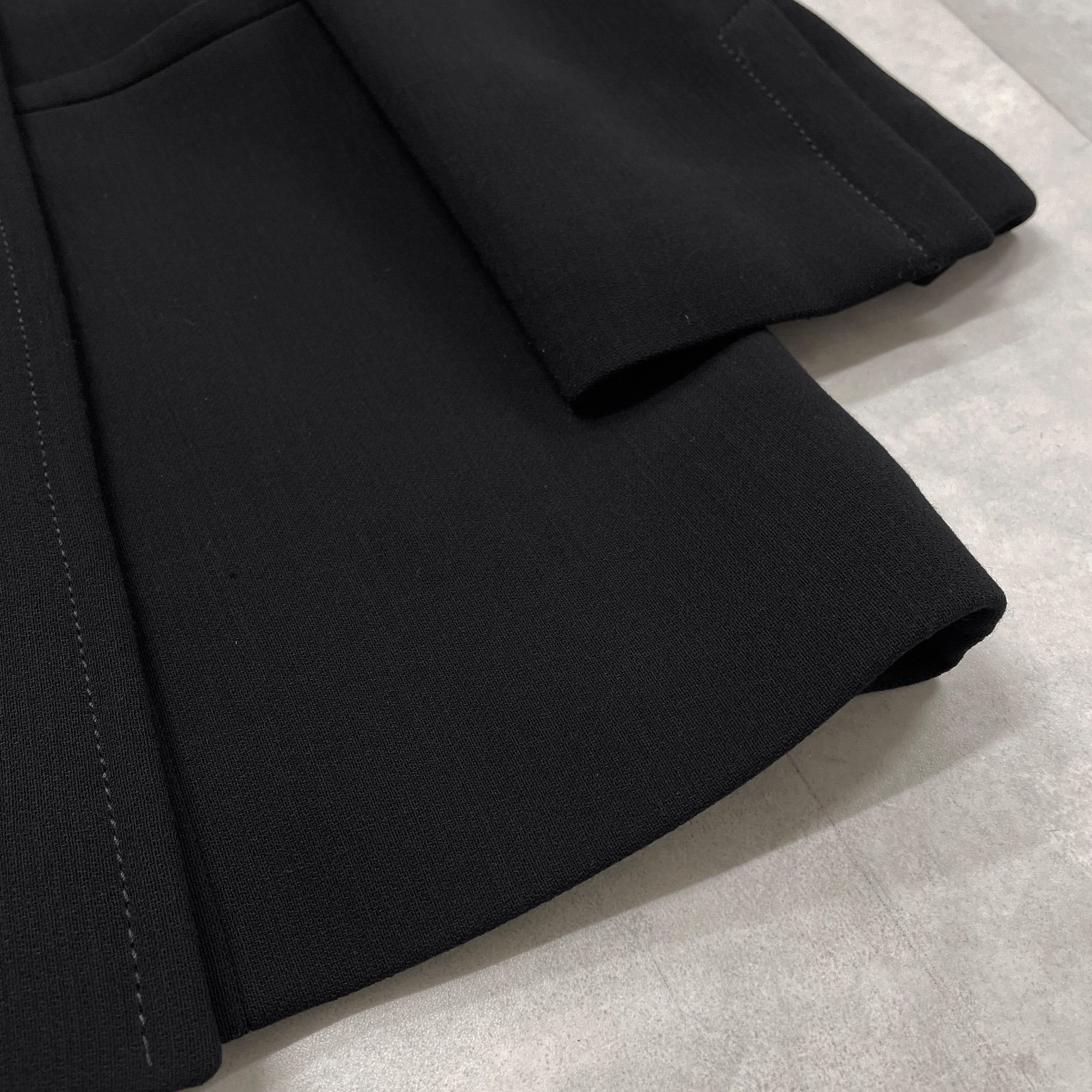 GUCCI グッチ コート ジャケット ダブル ウール ブラック イタリア製