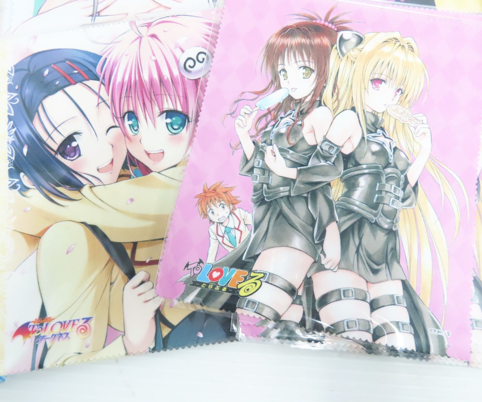 ToLoveる 15周年記念原画展 グッズ アクリルキーホルダー3種 マルチ