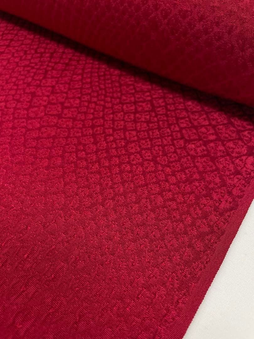 小紋 ふくれ織 紋意匠 正絹 反物 小紋 ふくれ織 紋意匠 浮文染 正絹 反物