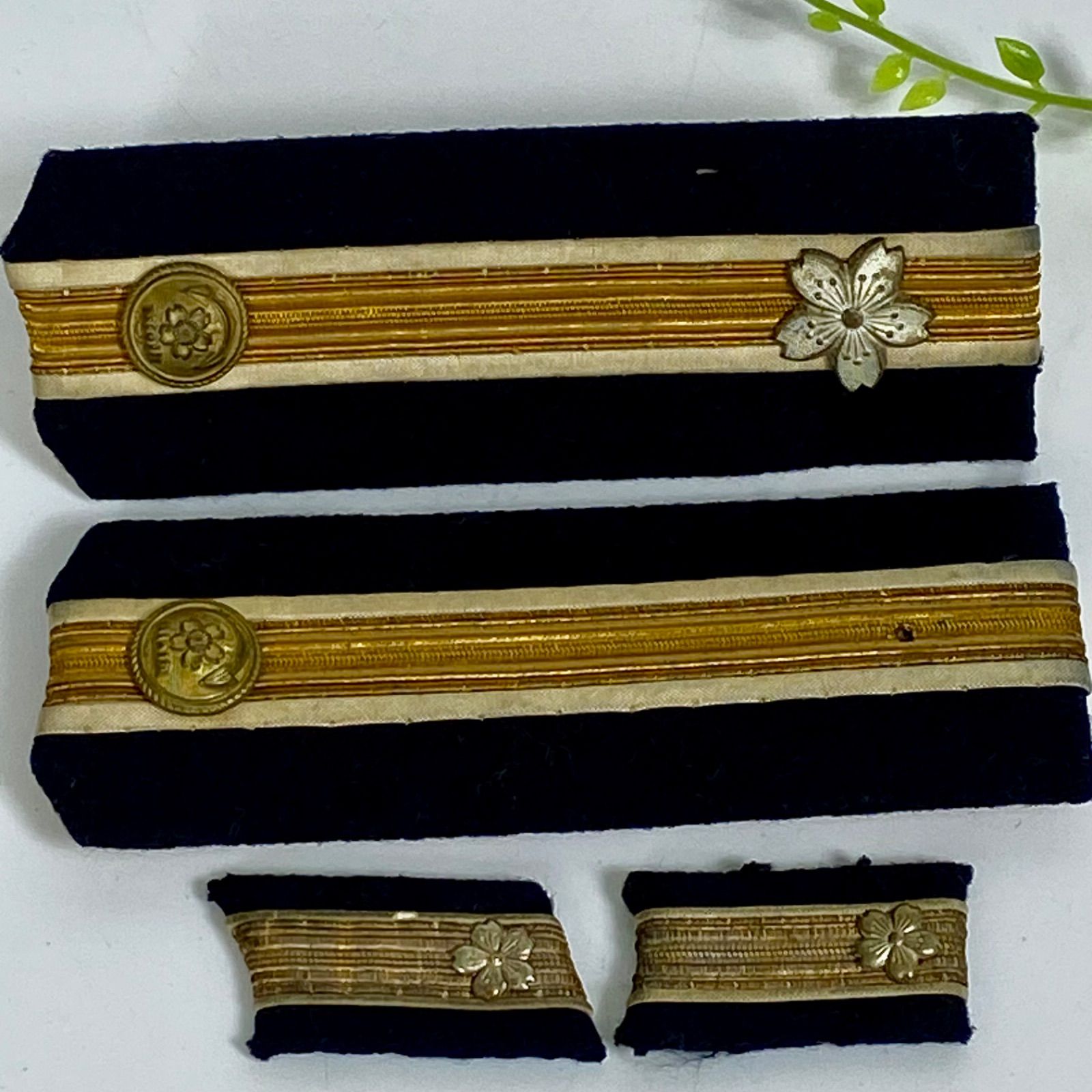 旧日本軍 当時物 勲章用 肩章 襟章 階級章 まとめて 桜章 実物 日本