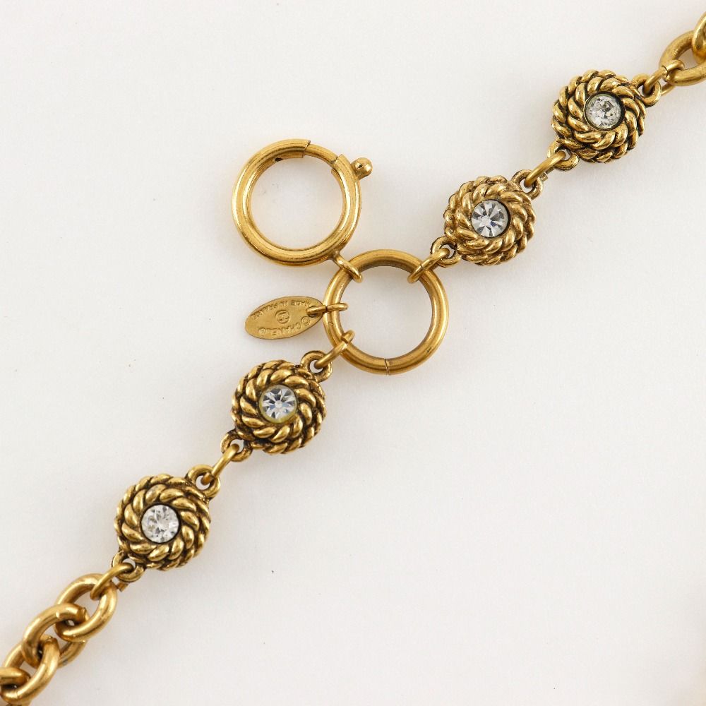 シャネルCHANEL アンティークヴィンテージ チェーンベルト 金メッキ希少 シャネルCHANEL アンティークヴィンテージ チェーンベルト 金メッキ