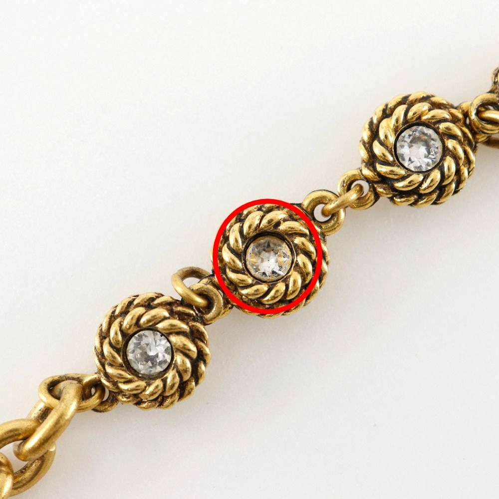 CHANEL】シャネル チェーンベルト ヴィンテージ 金メッキ×ライン