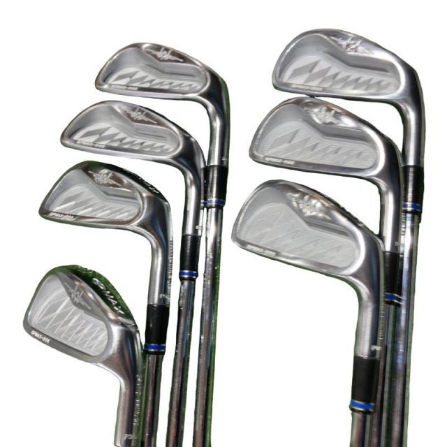 中古】 グランプリ GP MAX-555 8S アイアンセット IR リシャフト