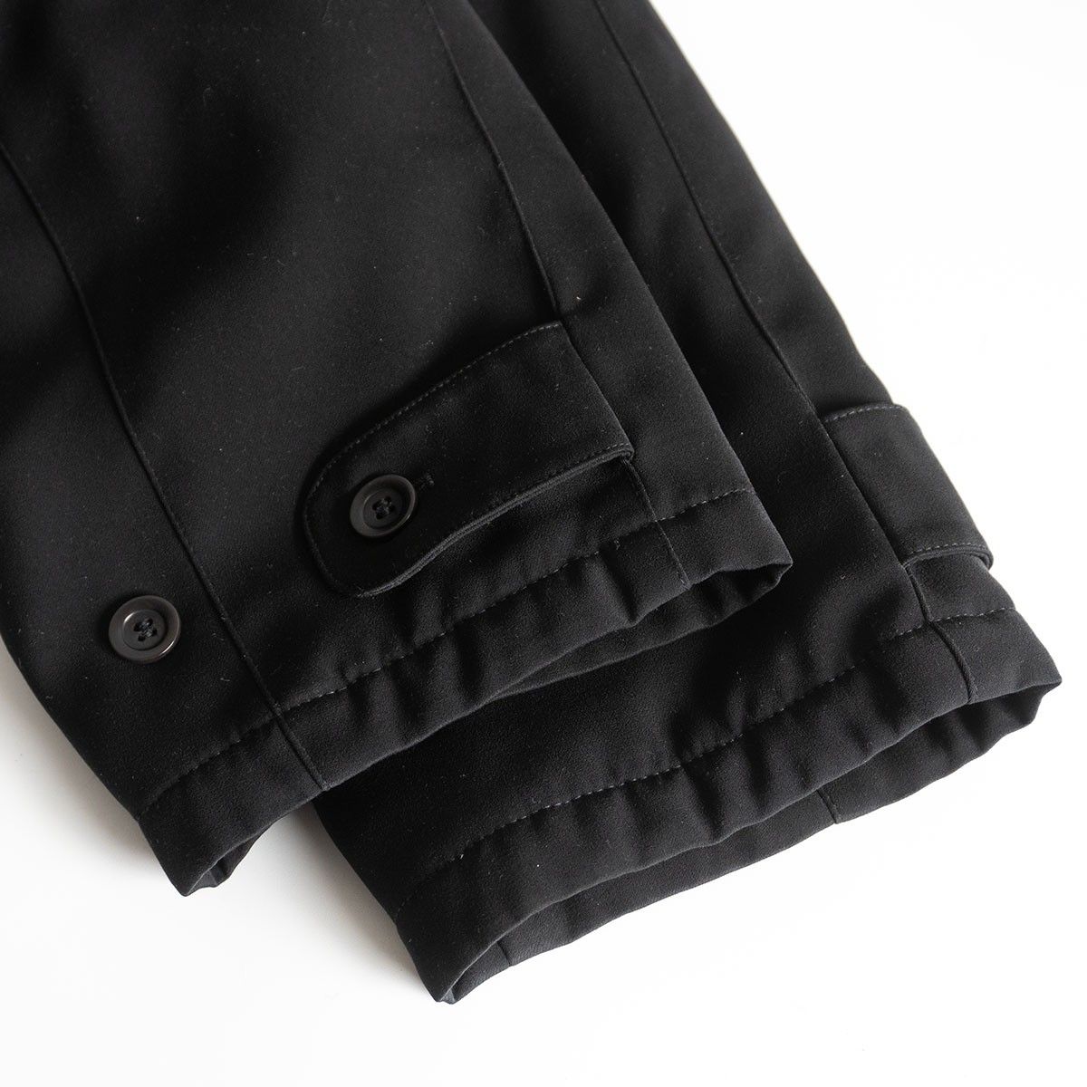 90s/アーカイブ】GIORGIO ARMANI【ステンカラー コート】ブラック 48