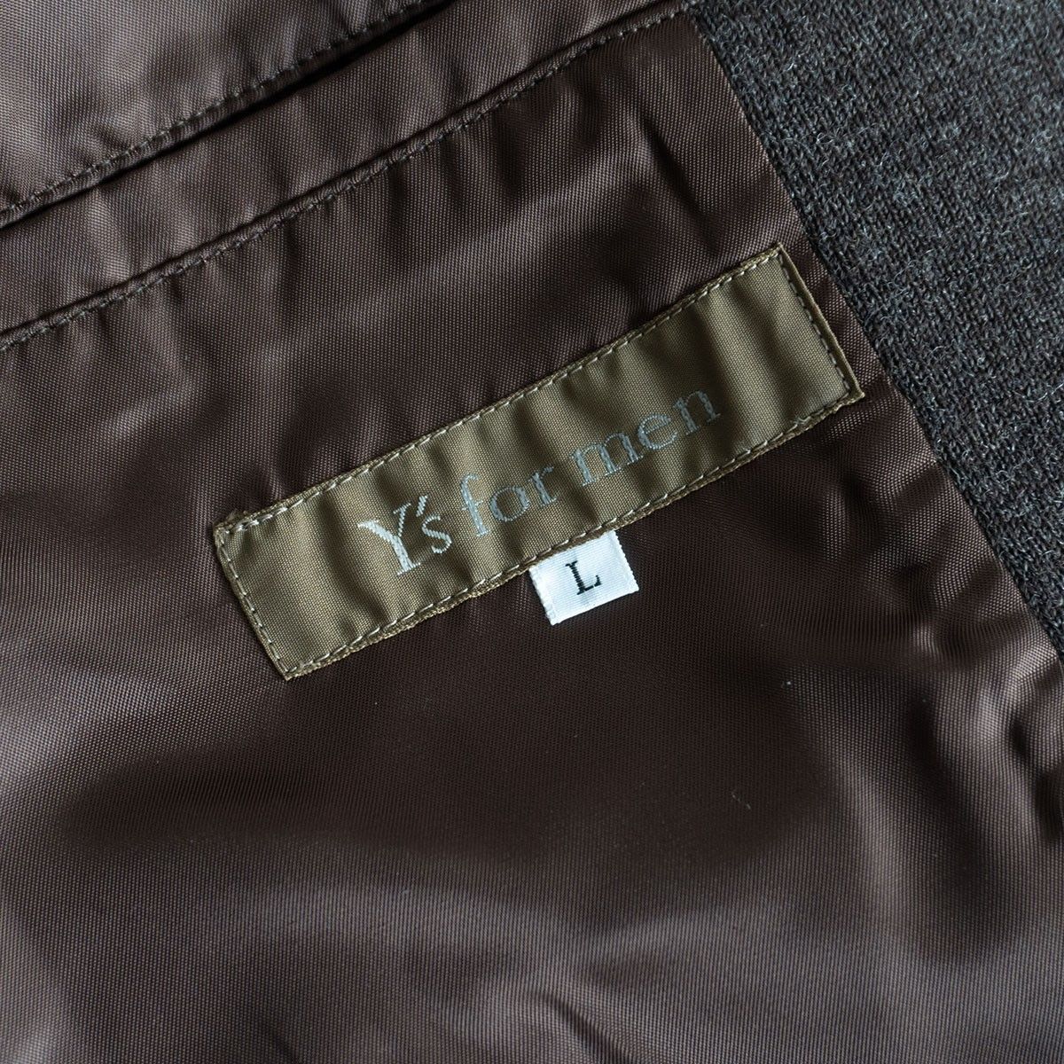 90s/アーカイブ】Y's for men【フード付き ロング コート】 L YOHJI