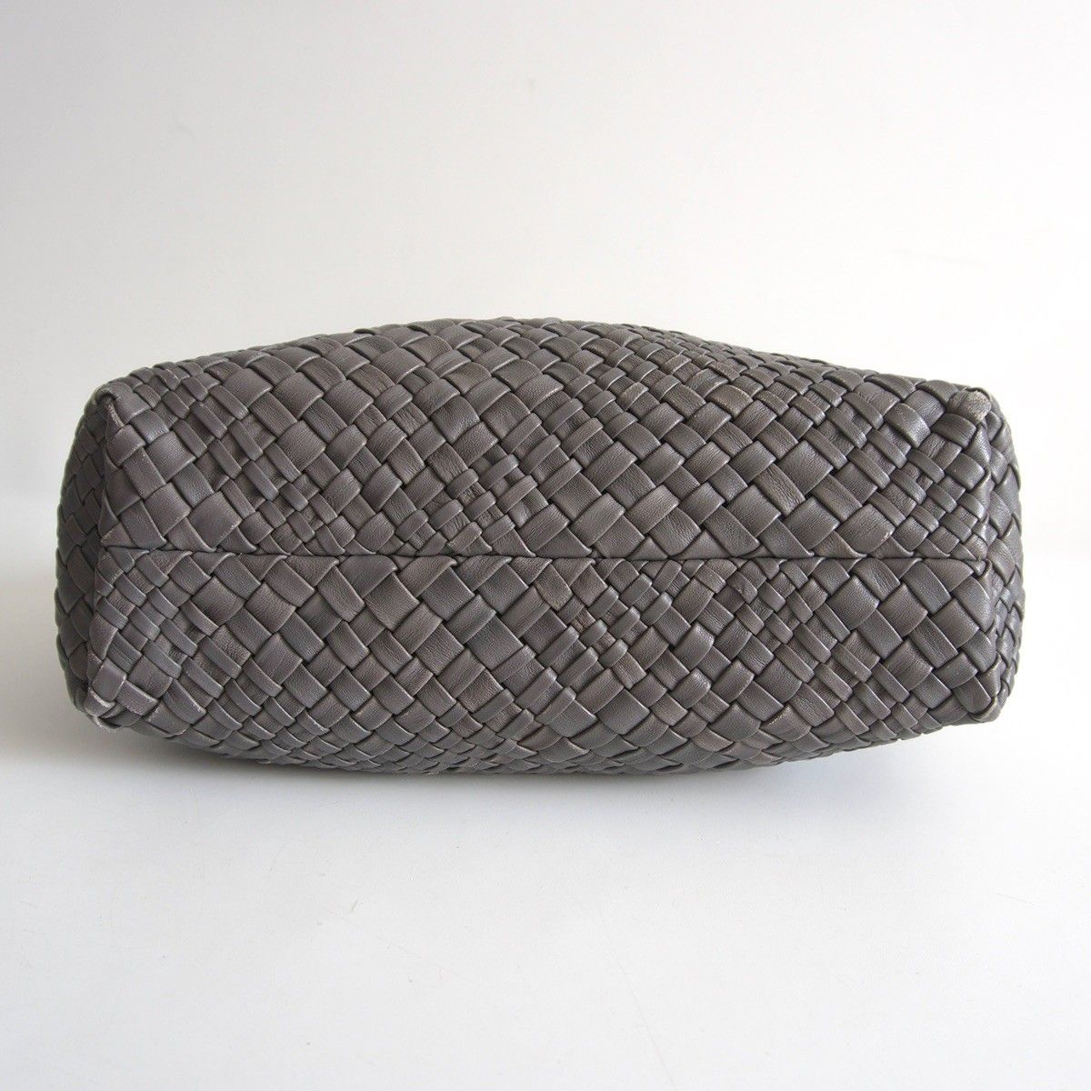 高級品】FALORNI 【イントレチャート レザー ハンドバッグ 】 メッシュ