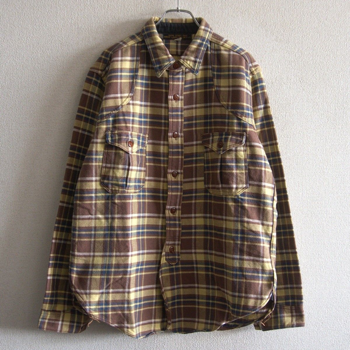 サイズ17/美品】FREEWHEELERS BUBO SPORT TOGS 【MONTAUK SHIRT