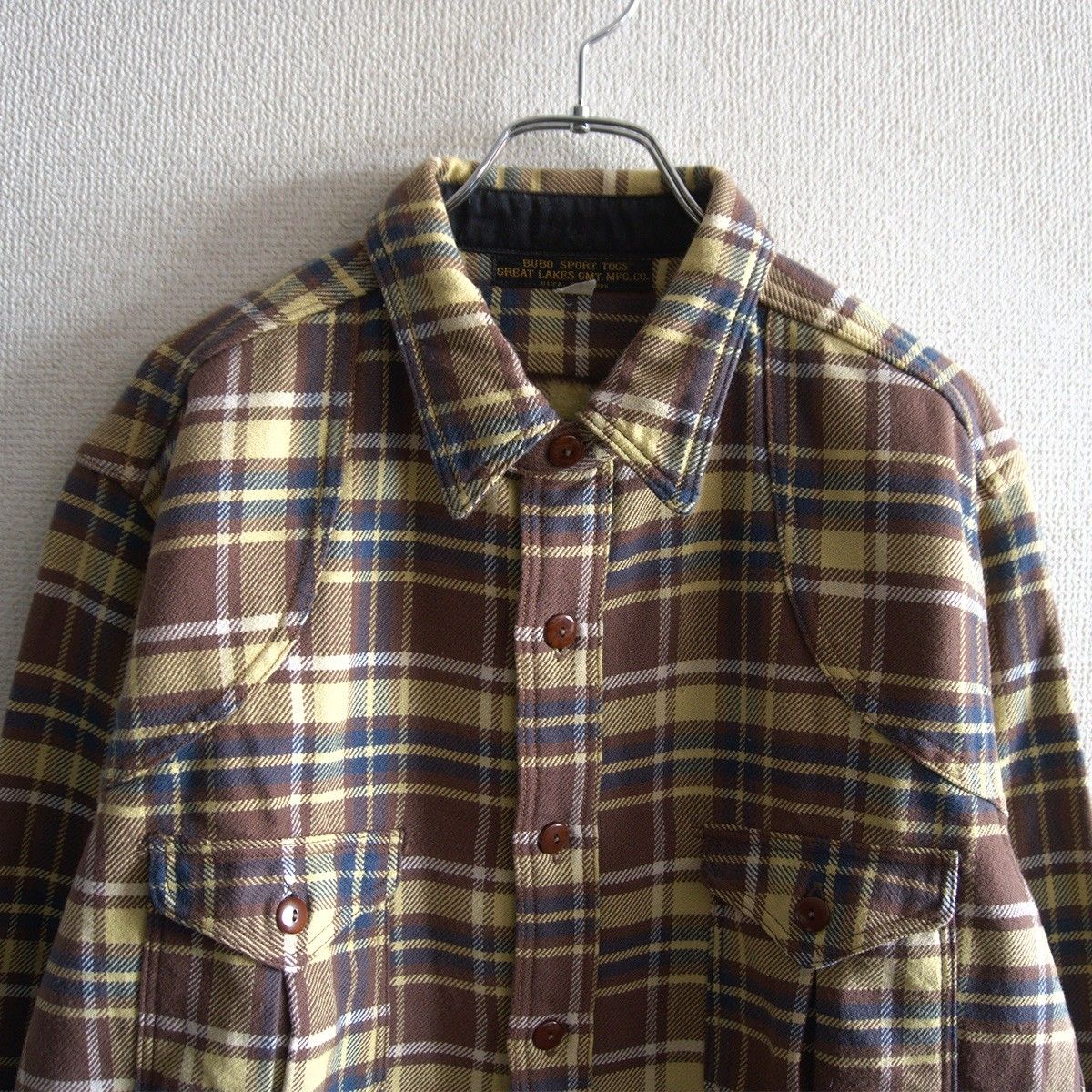 サイズ17/美品】FREEWHEELERS BUBO SPORT TOGS 【MONTAUK SHIRT