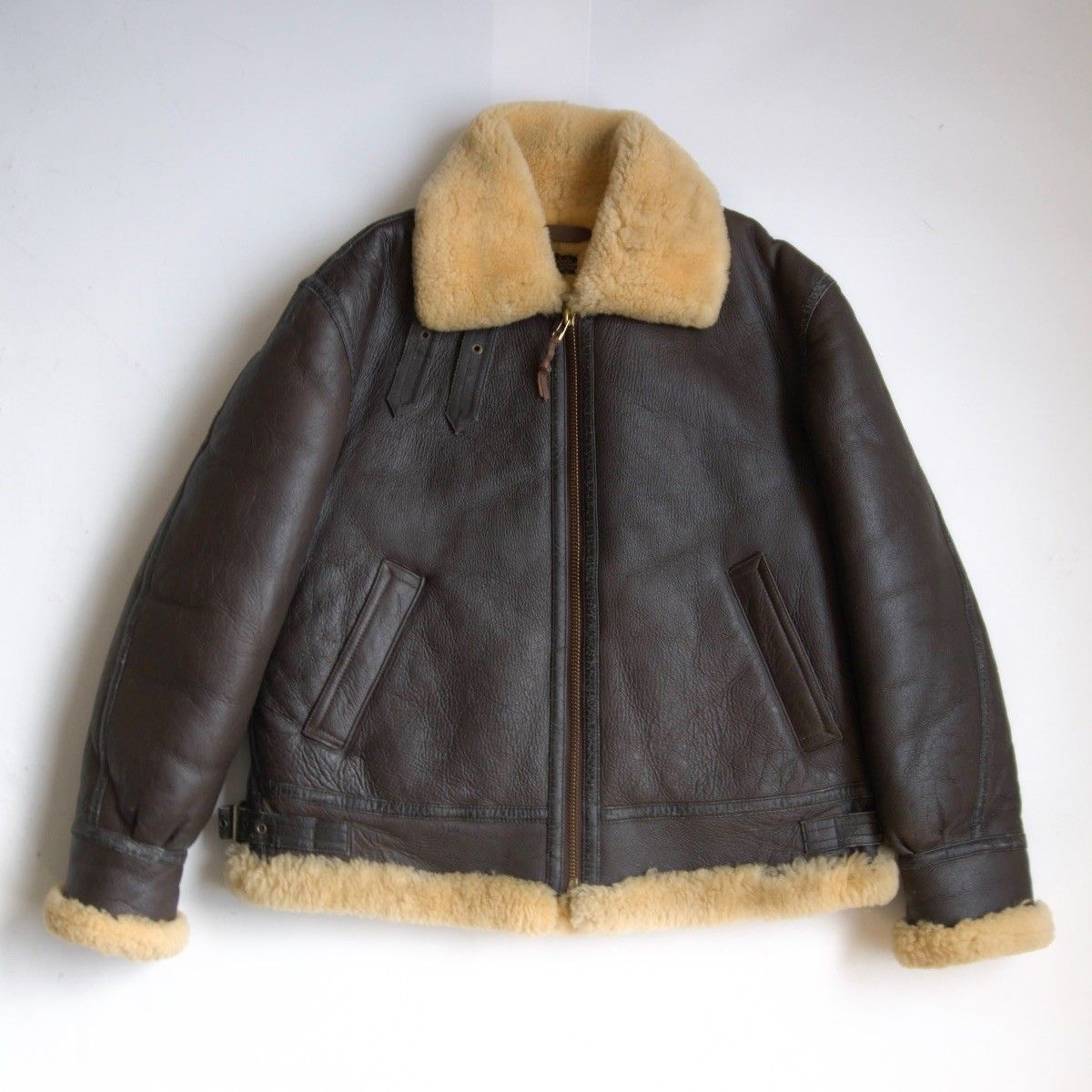 ビッグサイズ46】MORGAN PRODUCTIONS【B-3 ムートンボンバージャケット