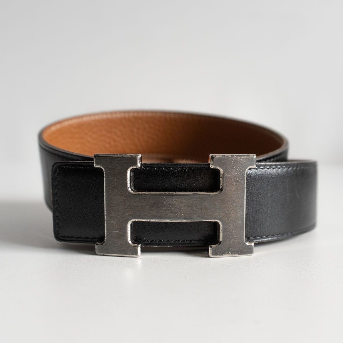 最高級】 HERMES 【ミニ コンスタンス リバーシブル】80 シルバー金具