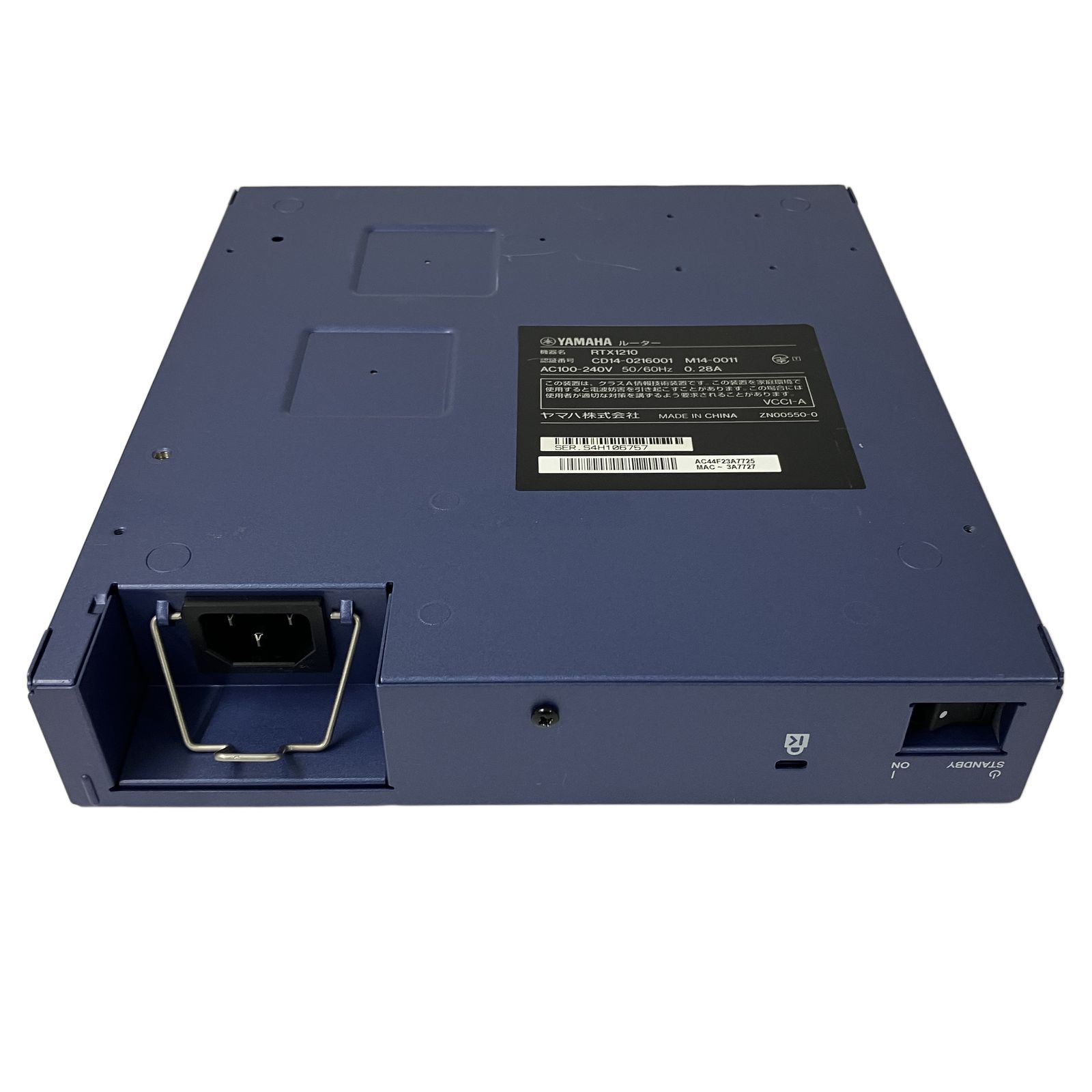 YAMAHA RTX1210 ヤマハ ギガアクセス VPNルーター 中古 Y10731621