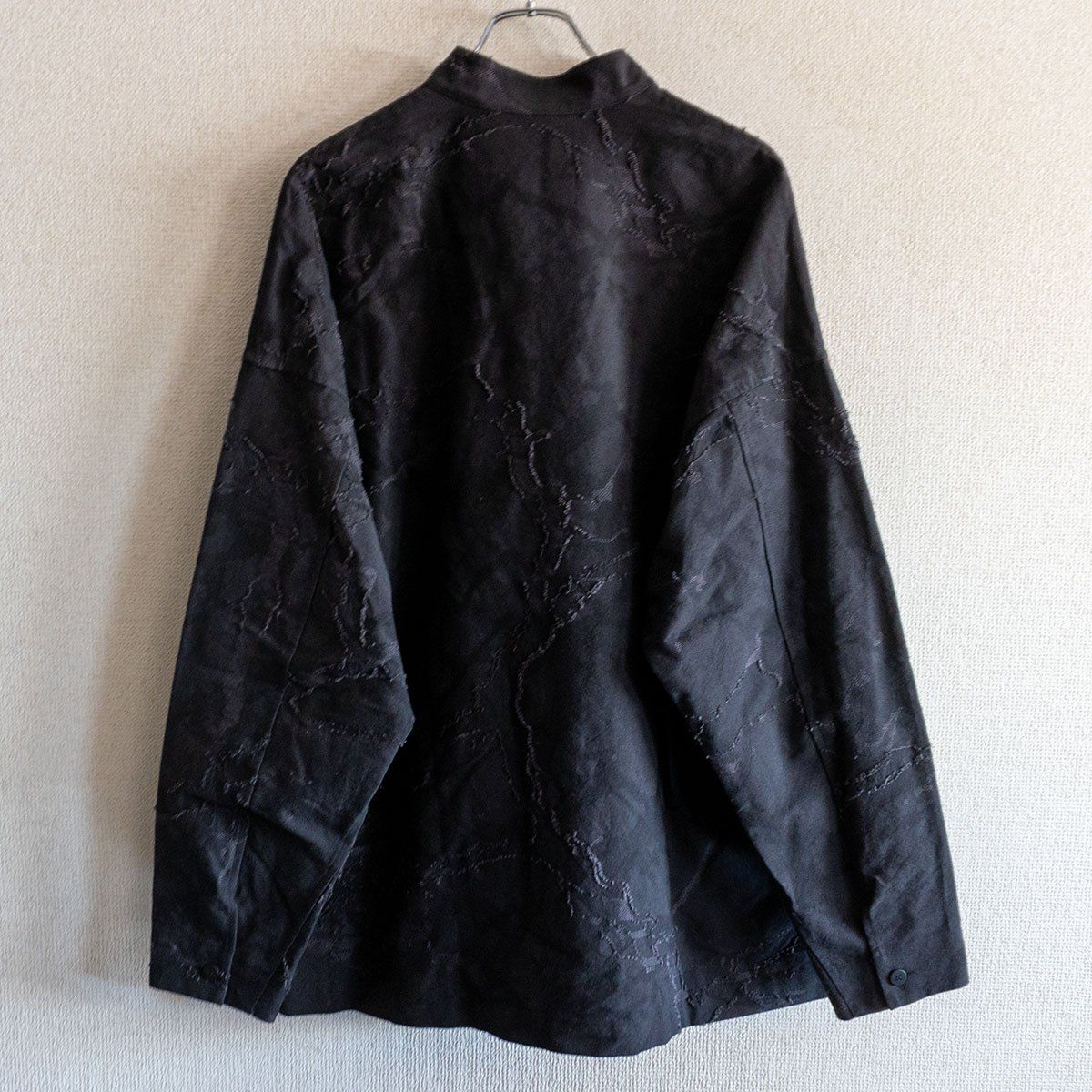 ISSEY MIYAKE MEN ジャガードシャツ サイズ3 アイムメン イッセイミヤケ IM MEN ジャガード スタンドカラー シャツ