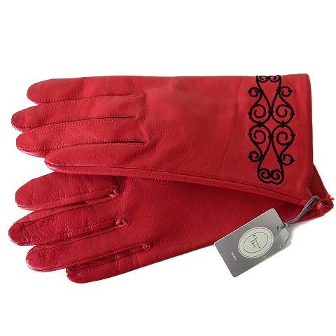 クリスチャンディオール Christian Dior レザーグローブ 手袋 5本指 本