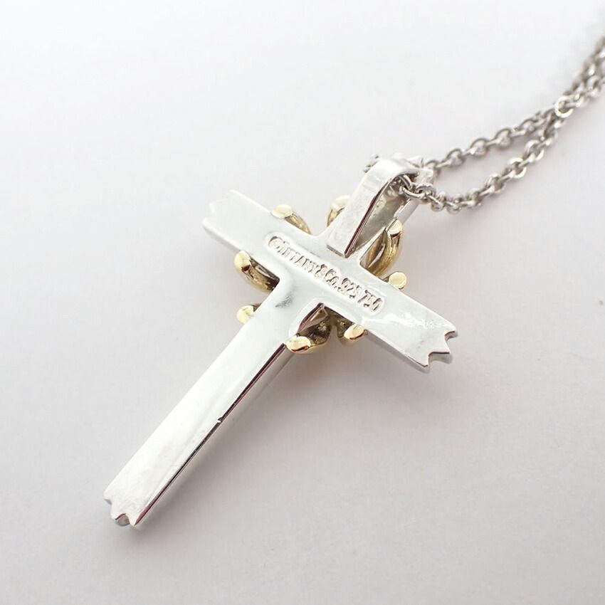 ティファニー 925/750 シグネチャークロス ネックレス//j122-48 - メルカリ