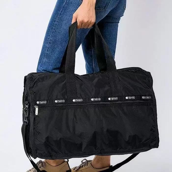 【未使用品】レスポートサック　ボストン　黒　ブラック　2way 旅行バッグ　ジム LeSportsac（レスポートサック） LesportSAC 2WAY ボストンバッグ
