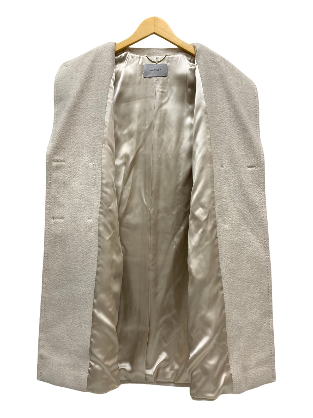 MARELLA (マレーラ) ウール アルパカ チェスターコート 301612182 40