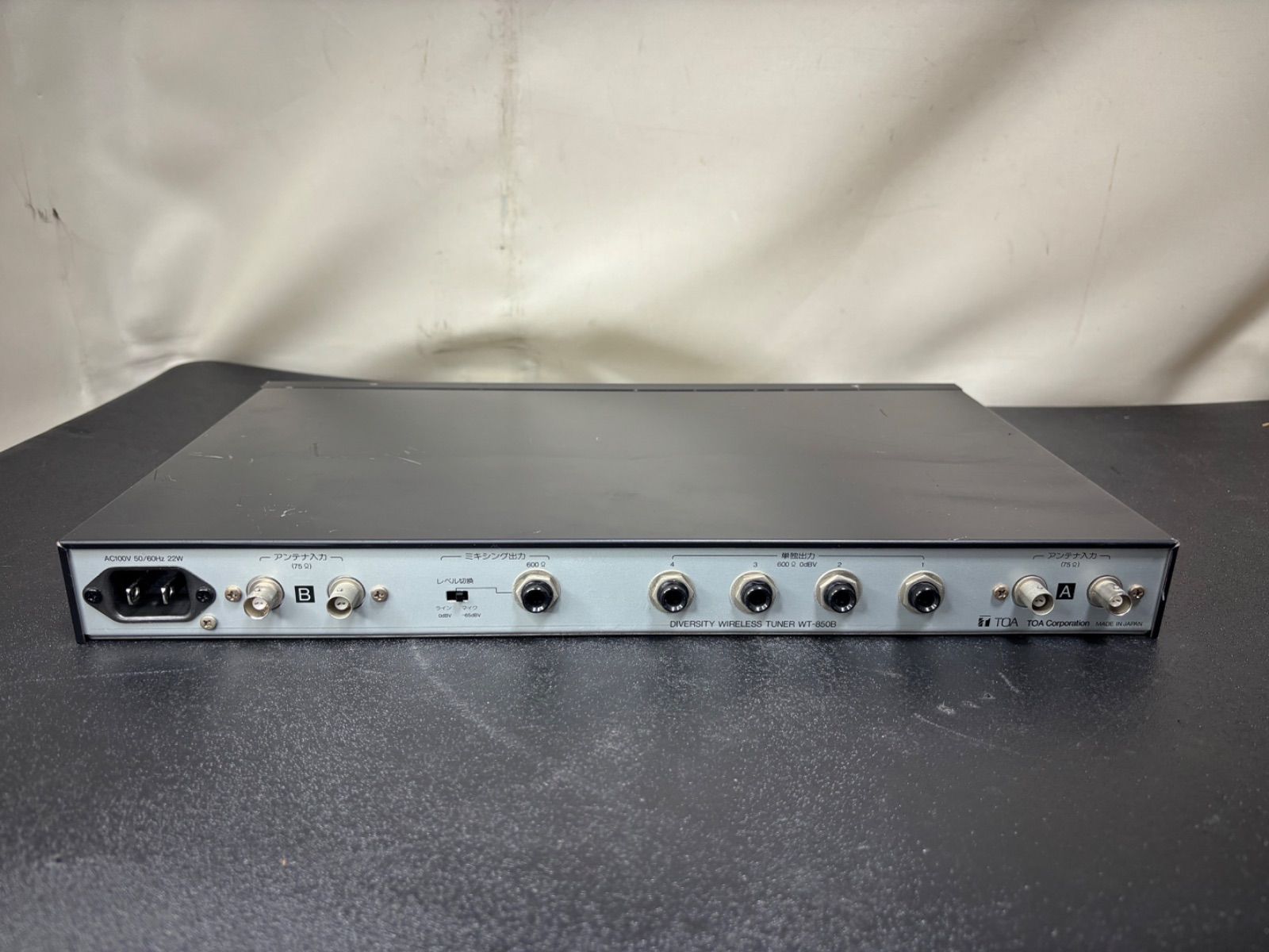 TOA WIRELESS TUNER WT-850B ワイヤレスチューナー 通電未確認 - メルカリ